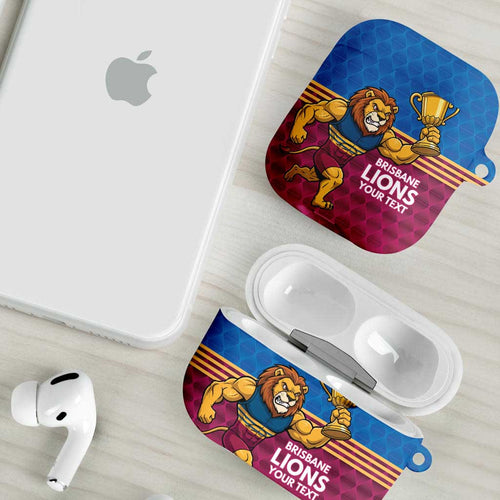 Custom Pride of Brisbane Champion Roar AirPods Case - Aussie Hoodie