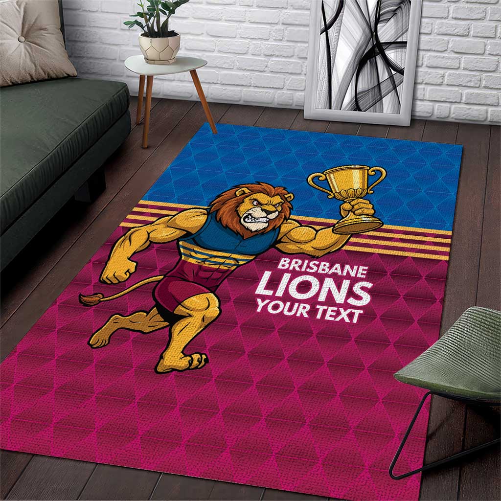 Custom Pride of Brisbane Champion Roar Area Rug - Aussie Hoodie
