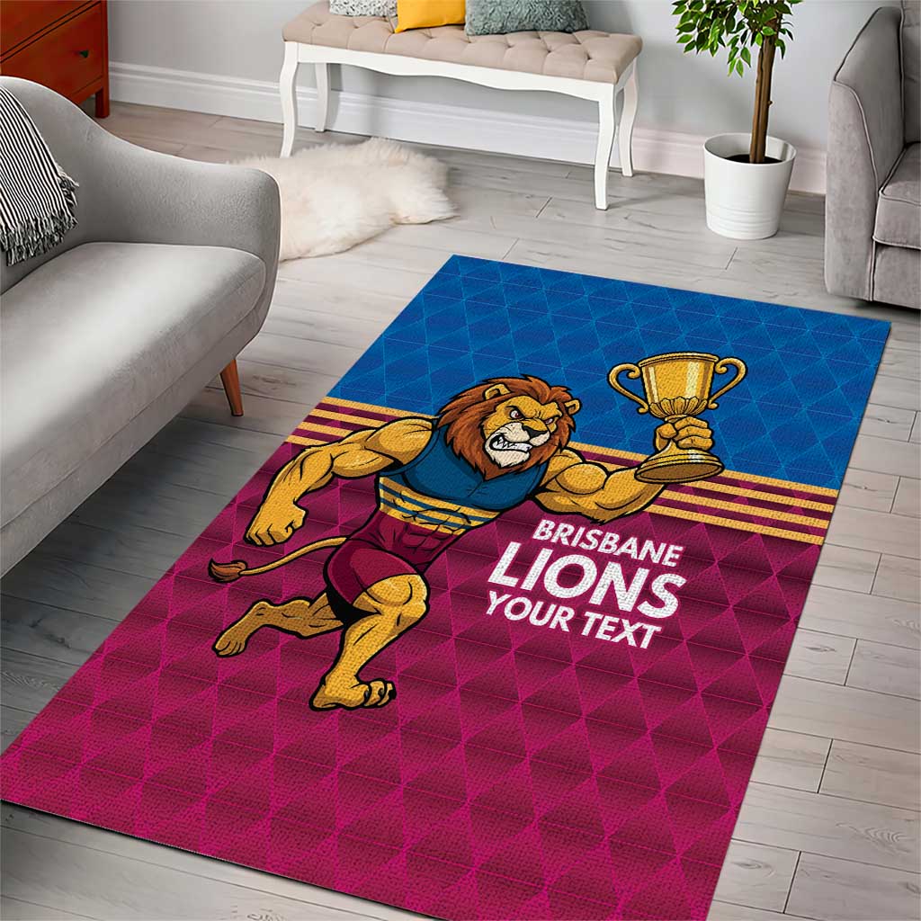 Custom Pride of Brisbane Champion Roar Area Rug - Aussie Hoodie