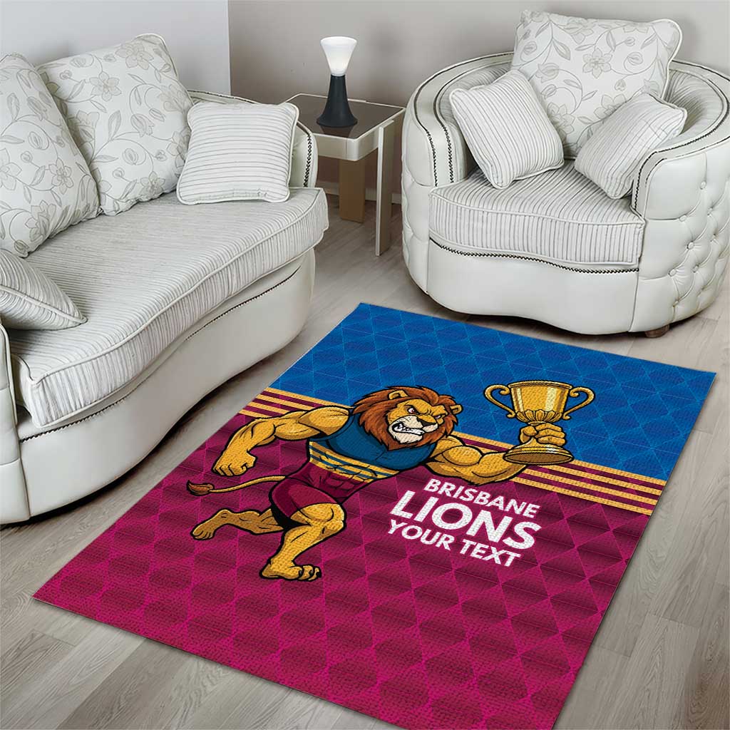 Custom Pride of Brisbane Champion Roar Area Rug - Aussie Hoodie