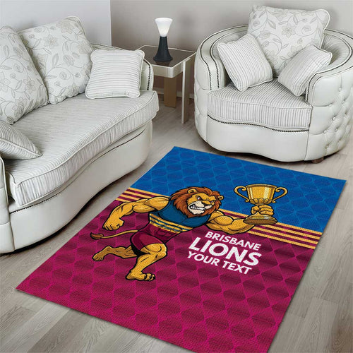 Custom Pride of Brisbane Champion Roar Area Rug - Aussie Hoodie