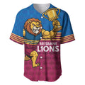 Custom Pride of Brisbane Champion Roar Baseball Jersey - Aussie Hoodie