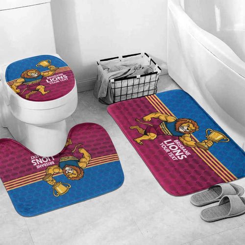 Custom Pride of Brisbane Champion Roar Bathroom Set - Aussie Hoodie