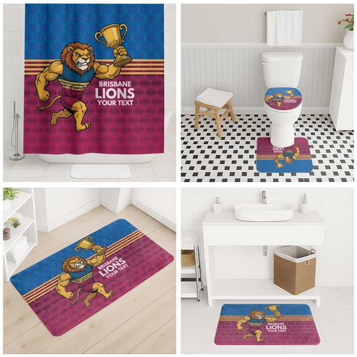 Custom Pride of Brisbane Champion Roar Bathroom Set - Aussie Hoodie