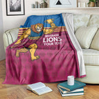 Custom Pride of Brisbane Champion Roar Blanket - Aussie Hoodie