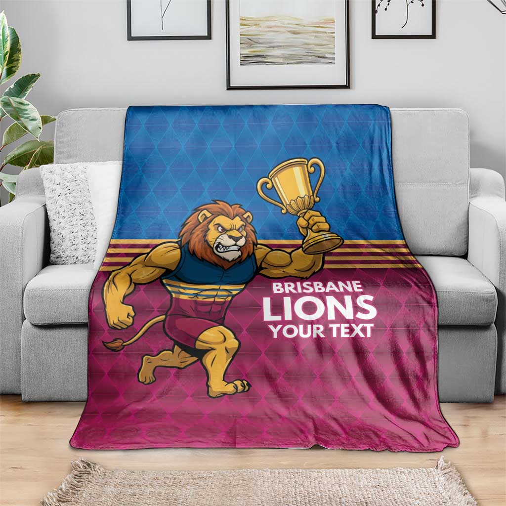 Custom Pride of Brisbane Champion Roar Blanket - Aussie Hoodie