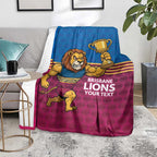 Custom Pride of Brisbane Champion Roar Blanket - Aussie Hoodie