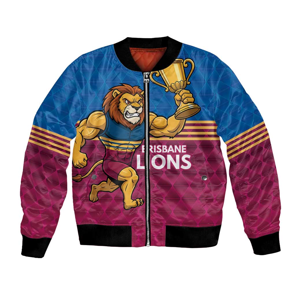 Custom Pride of Brisbane Champion Roar Bomber Jacket - Aussie Hoodie