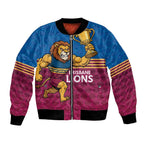 Custom Pride of Brisbane Champion Roar Bomber Jacket - Aussie Hoodie