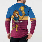 Custom Pride of Brisbane Champion Roar Button Sweatshirt - Aussie Hoodie
