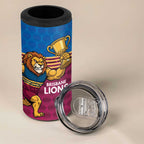 Custom Pride of Brisbane Champion Roar 4 in 1 Can Cooler Tumbler - Aussie Hoodie