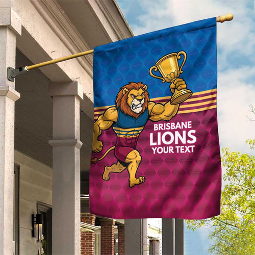 Custom Pride of Brisbane Champion Roar Garden Flag - Aussie Hoodie