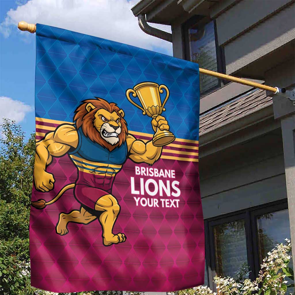 Custom Pride of Brisbane Champion Roar Garden Flag - Aussie Hoodie