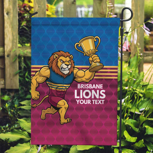 Custom Pride of Brisbane Champion Roar Garden Flag - Aussie Hoodie