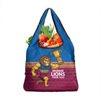 Custom Pride of Brisbane Champion Roar Grocery Bag - Aussie Hoodie