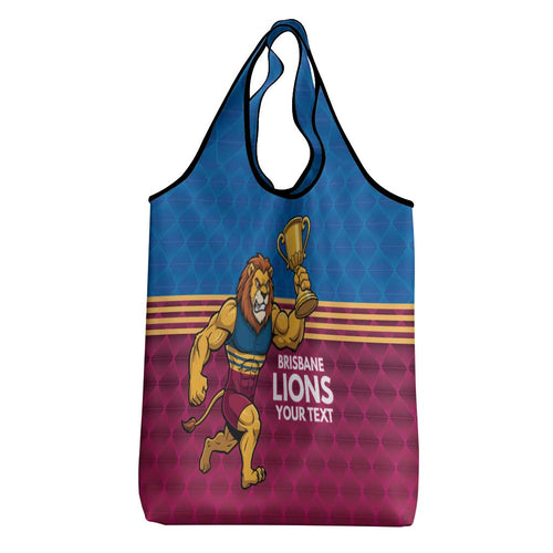 Custom Pride of Brisbane Champion Roar Grocery Bag - Aussie Hoodie