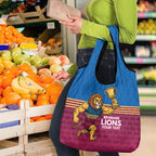 Custom Pride of Brisbane Champion Roar Grocery Bag - Aussie Hoodie