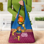 Custom Pride of Brisbane Champion Roar Grocery Bag - Aussie Hoodie