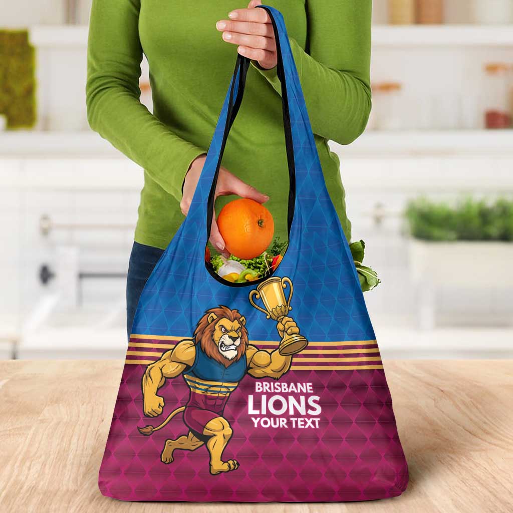 Custom Pride of Brisbane Champion Roar Grocery Bag - Aussie Hoodie