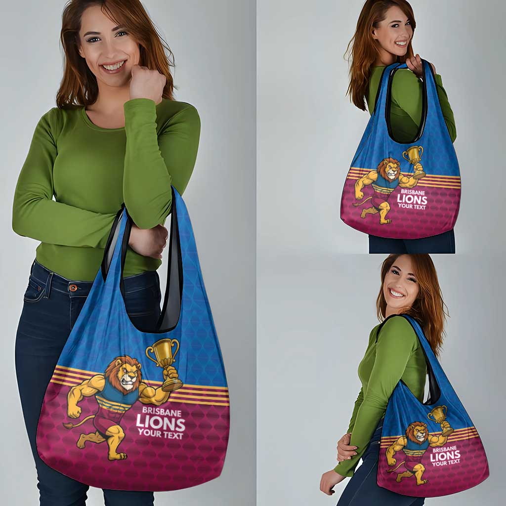 Custom Pride of Brisbane Champion Roar Grocery Bag - Aussie Hoodie
