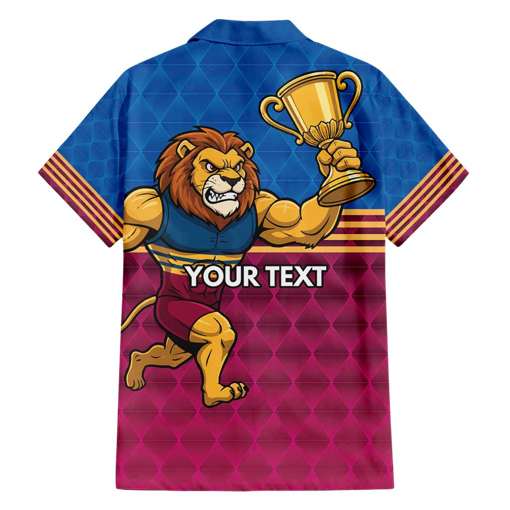 Custom Pride of Brisbane Champion Roar Hawaiian Shirt - Aussie Hoodie
