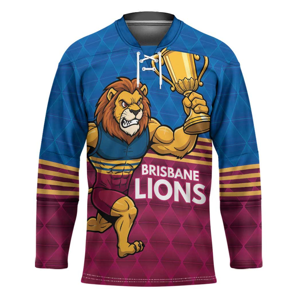 Custom Pride of Brisbane Champion Roar Hockey Jersey - Aussie Hoodie