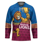 Custom Pride of Brisbane Champion Roar Hockey Jersey - Aussie Hoodie
