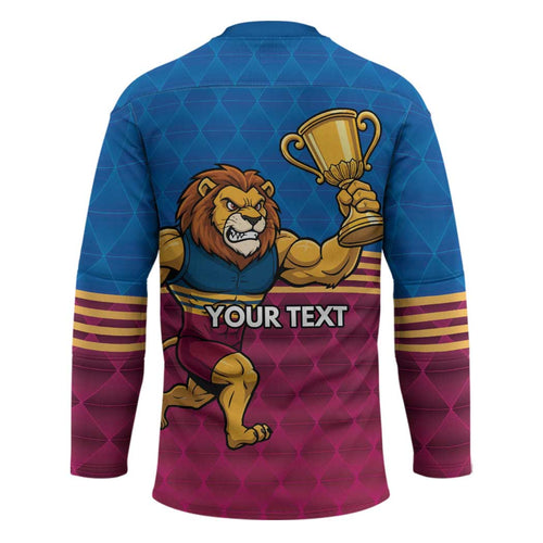 Custom Pride of Brisbane Champion Roar Hockey Jersey - Aussie Hoodie