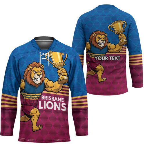 Custom Pride of Brisbane Champion Roar Hockey Jersey - Aussie Hoodie