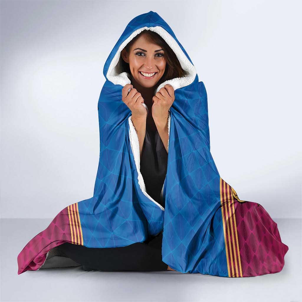 Custom Pride of Brisbane Champion Roar Hooded Blanket - Aussie Hoodie