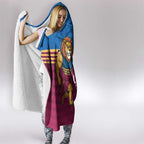 Custom Pride of Brisbane Champion Roar Hooded Blanket - Aussie Hoodie