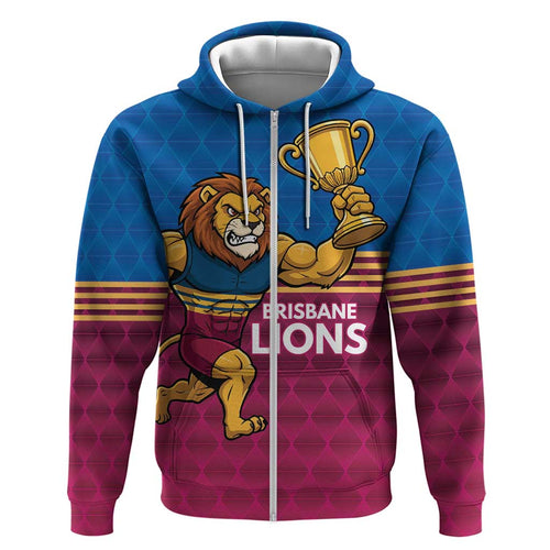 Custom Pride of Brisbane Champion Roar Hoodie - Aussie Hoodie