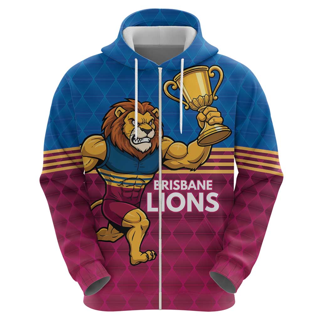 Custom Pride of Brisbane Champion Roar Hoodie - Aussie Hoodie