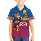 Custom Pride of Brisbane Champion Roar Kid Hawaiian Shirt - Aussie Hoodie