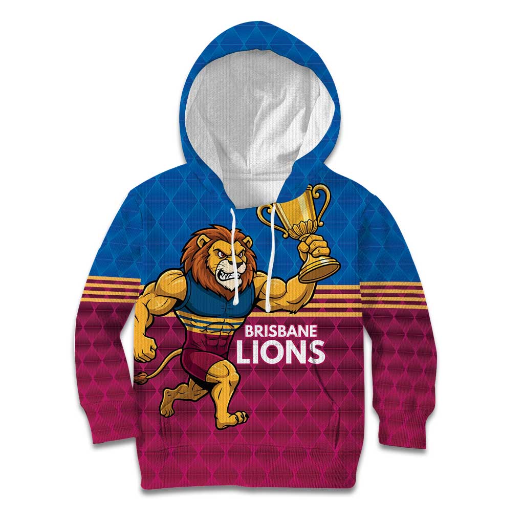 Custom Pride of Brisbane Champion Roar Kid Hoodie - Aussie Hoodie