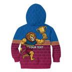 Custom Pride of Brisbane Champion Roar Kid Hoodie - Aussie Hoodie
