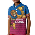 Custom Pride of Brisbane Champion Roar Kid Polo Shirt - Aussie Hoodie