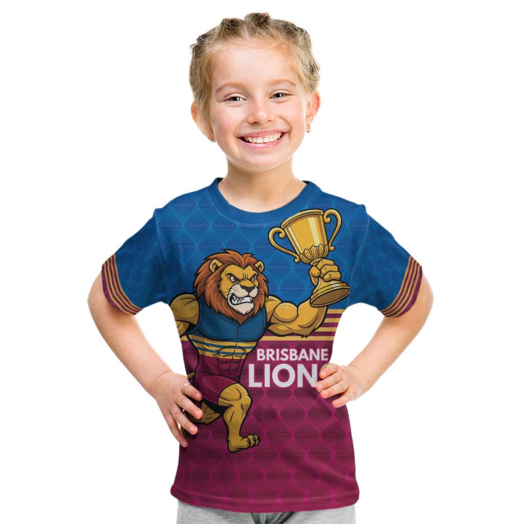 Custom Pride of Brisbane Champion Roar Kid T Shirt - Aussie Hoodie