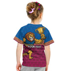 Custom Pride of Brisbane Champion Roar Kid T Shirt - Aussie Hoodie