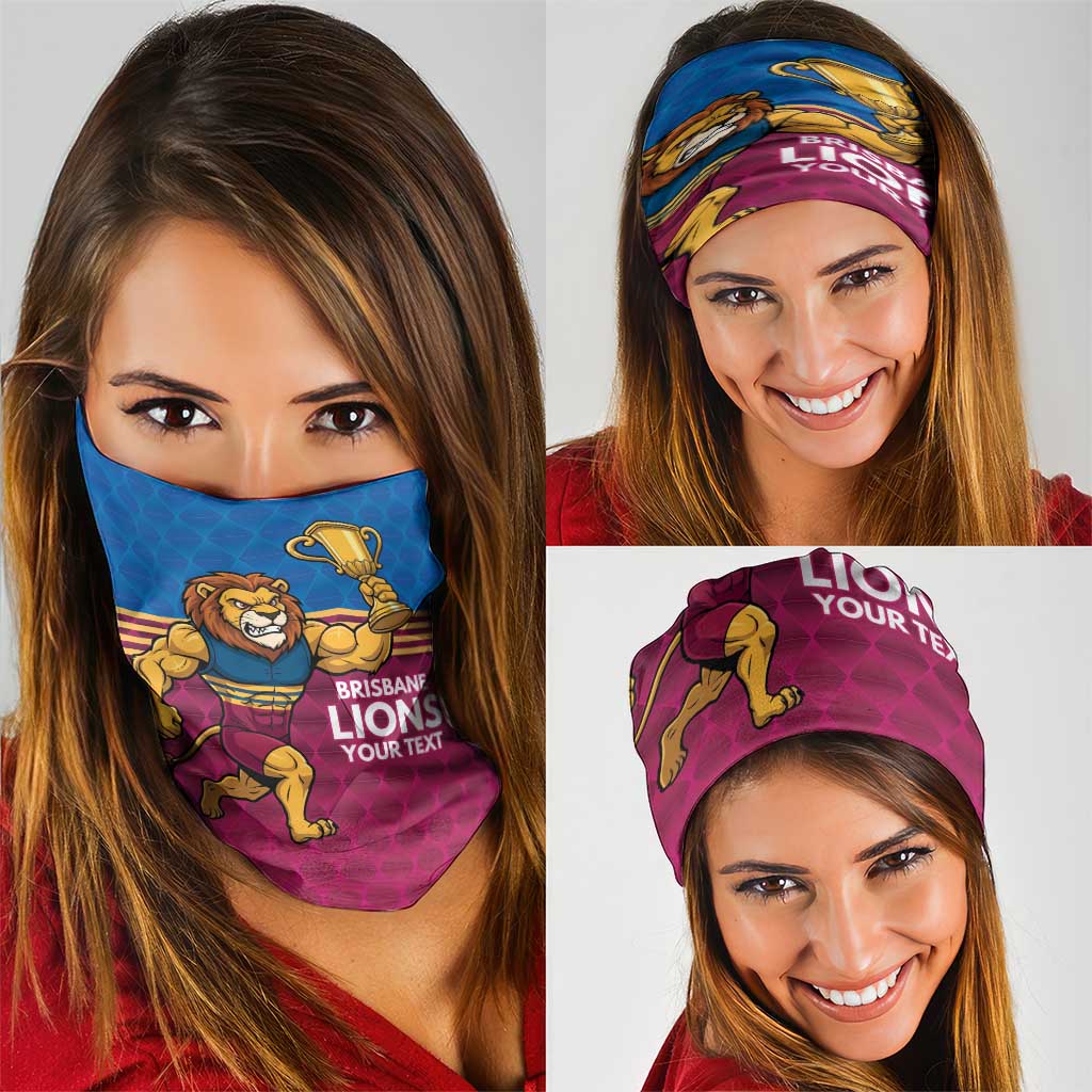 Custom Pride of Brisbane Champion Roar Neck Gaiter - Aussie Hoodie