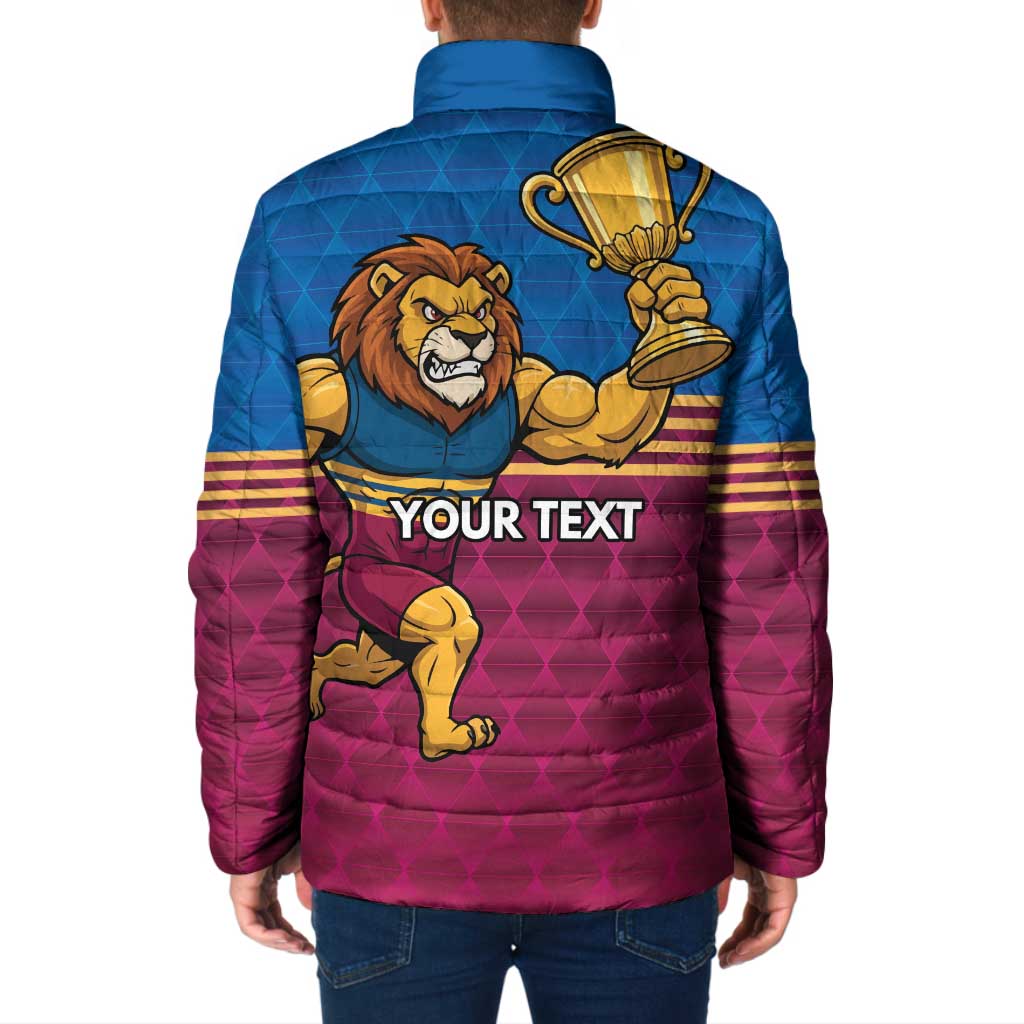 Custom Pride of Brisbane Champion Roar Padded Jacket - Aussie Hoodie