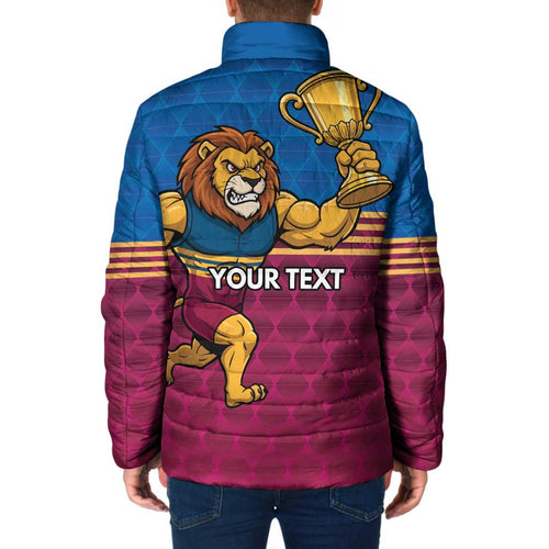 Custom Pride of Brisbane Champion Roar Padded Jacket - Aussie Hoodie