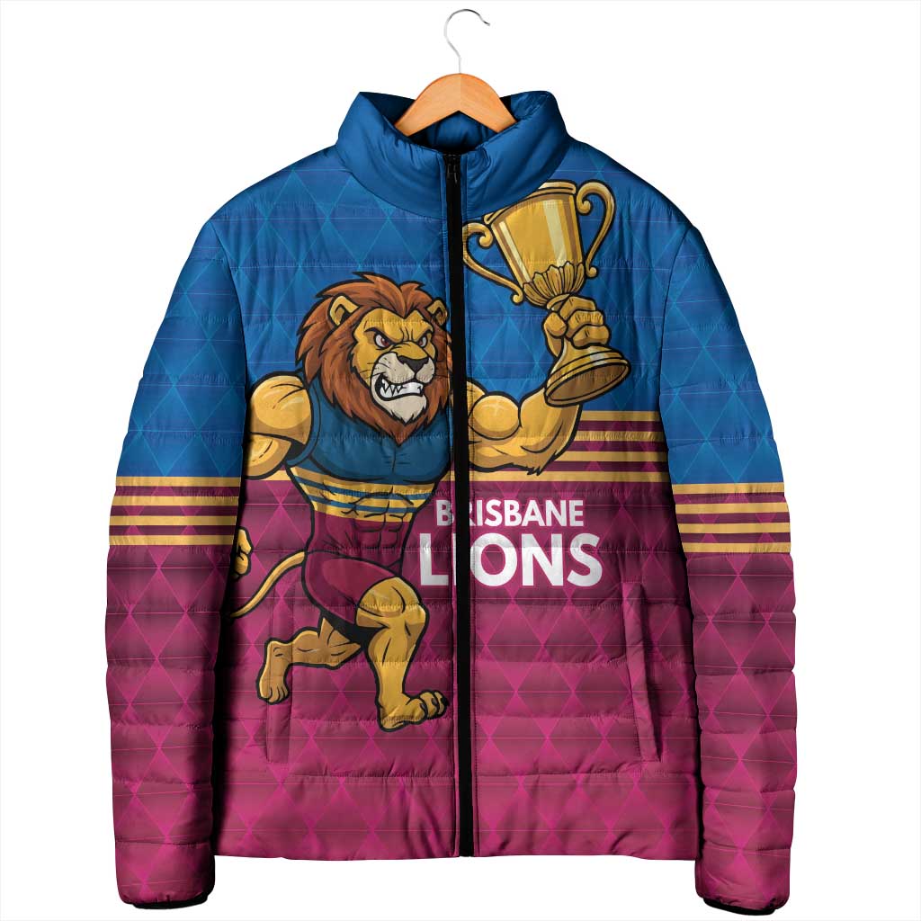 Custom Pride of Brisbane Champion Roar Padded Jacket - Aussie Hoodie