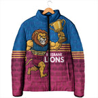 Custom Pride of Brisbane Champion Roar Padded Jacket - Aussie Hoodie
