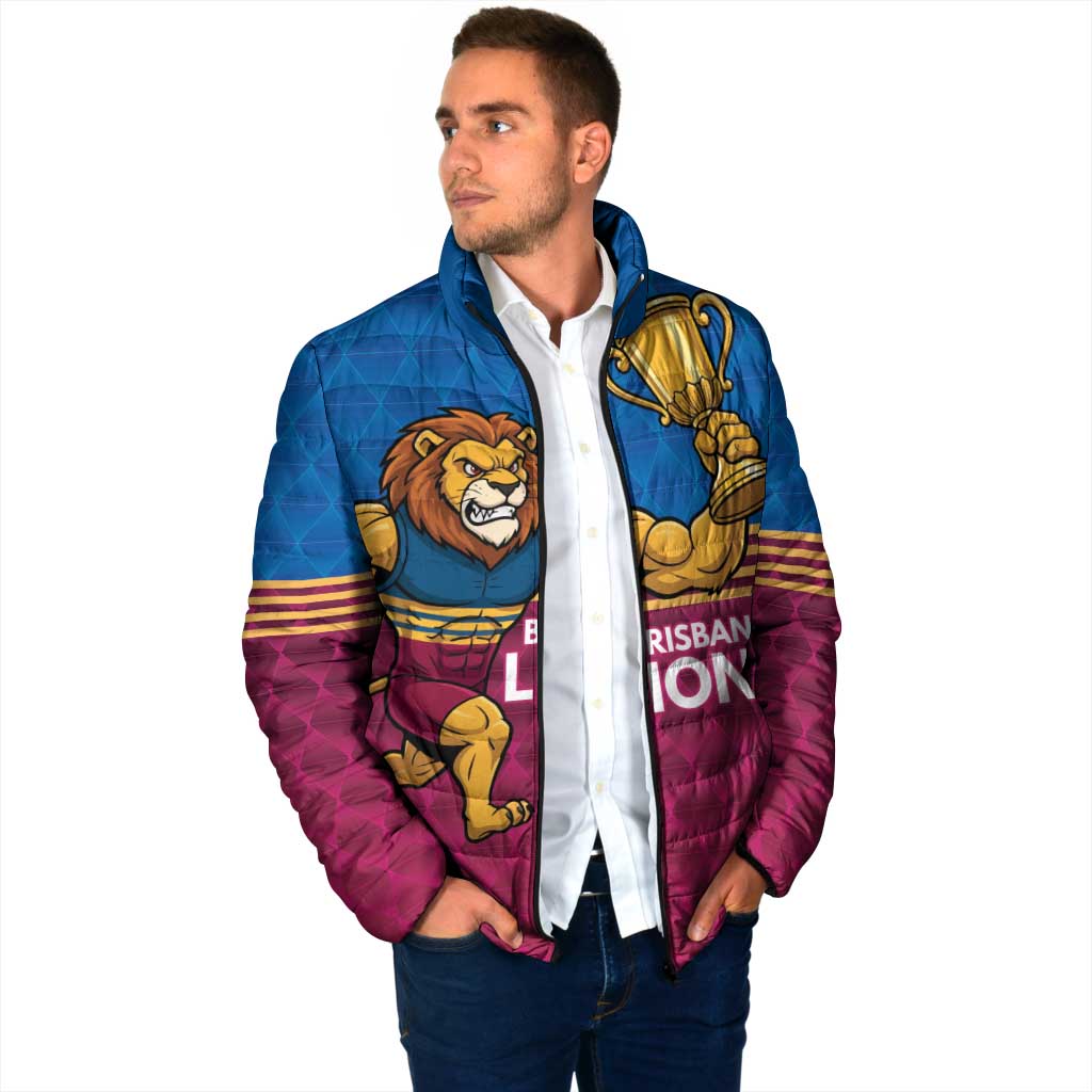 Custom Pride of Brisbane Champion Roar Padded Jacket - Aussie Hoodie