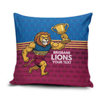 Custom Pride of Brisbane Champion Roar Pillow Cover - Aussie Hoodie
