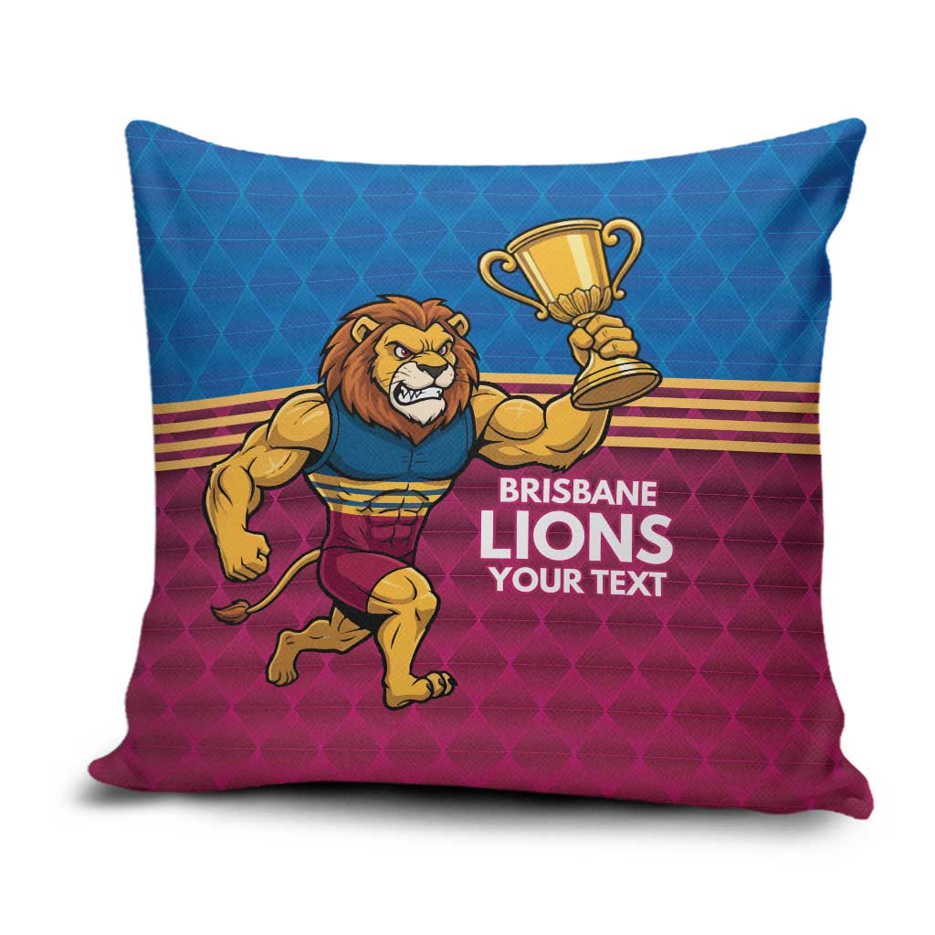 Custom Pride of Brisbane Champion Roar Pillow Cover - Aussie Hoodie