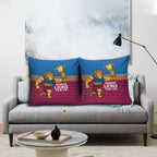 Custom Pride of Brisbane Champion Roar Pillow Cover - Aussie Hoodie