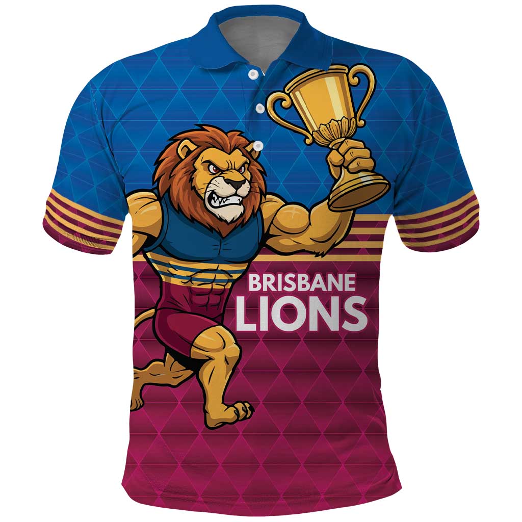 Custom Pride of Brisbane Champion Roar Polo Shirt - Aussie Hoodie