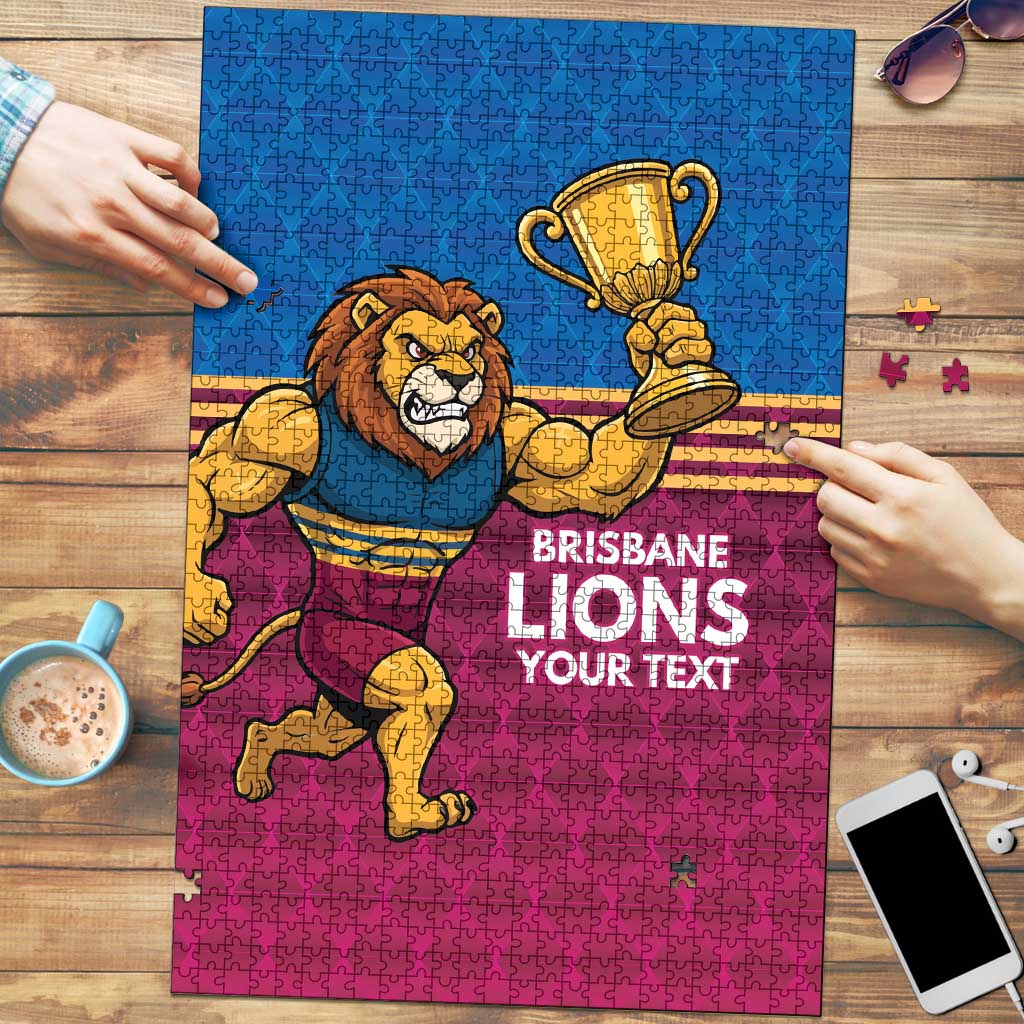 Custom Pride of Brisbane Champion Roar Puzzle - Aussie Hoodie